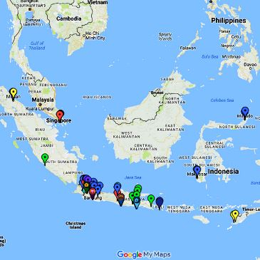 Locations and Maps Non Regular School Program Nomor